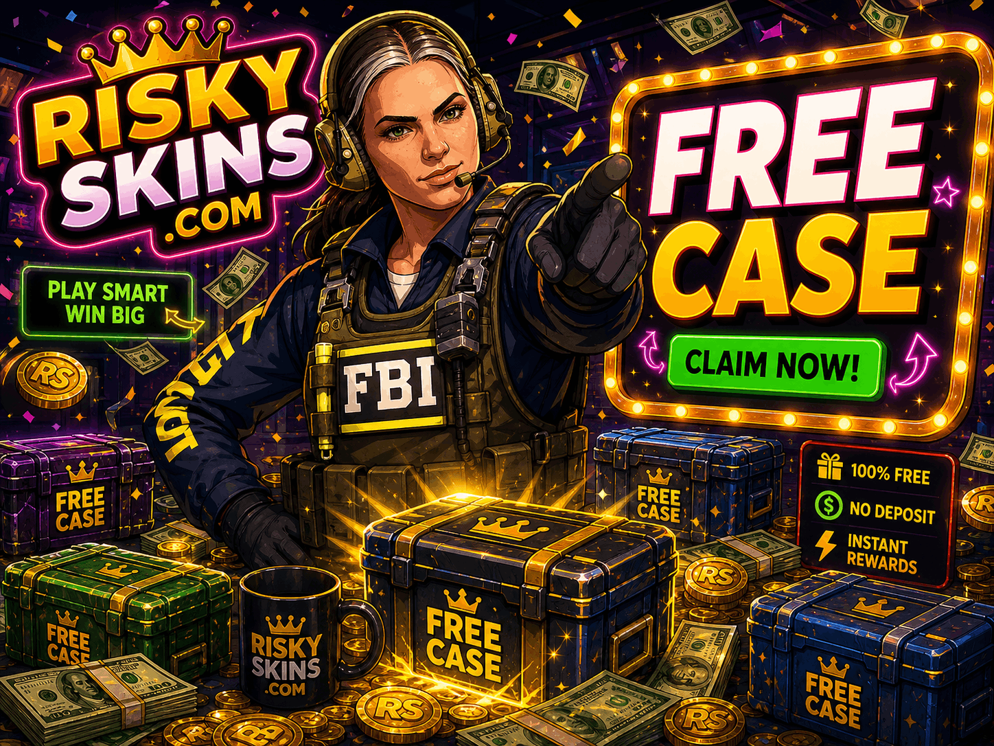 Free Case bonus on CS2 gambling sites
