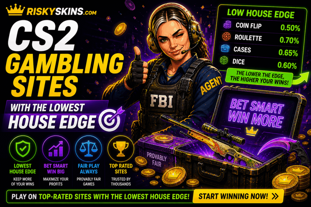 CS2 Gambling Sites with Lowest House Edge