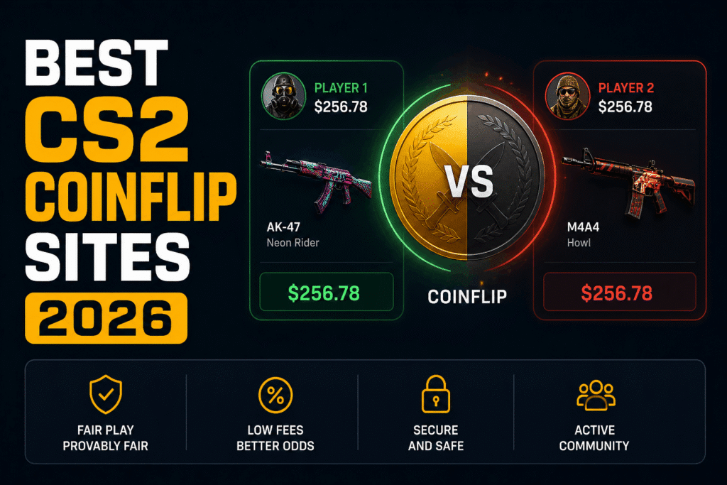 Best CS2 Coinflip Sites 2026