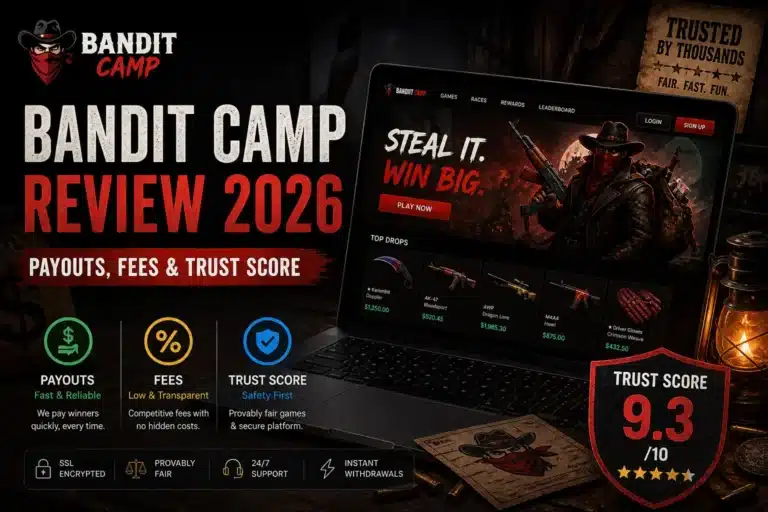 Bandit Camp Review 2026 - Payouts, Fees & Trust Score