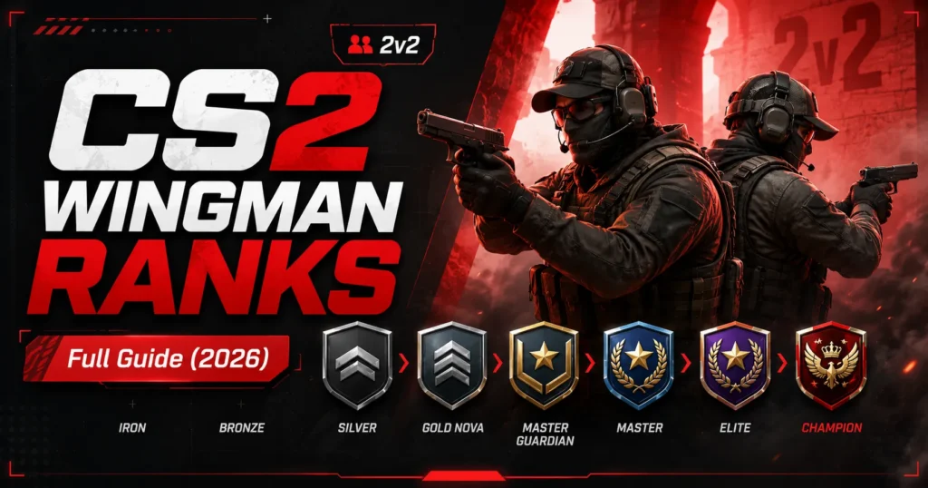 CS2 Wingman Ranks – Full Guide (2026)