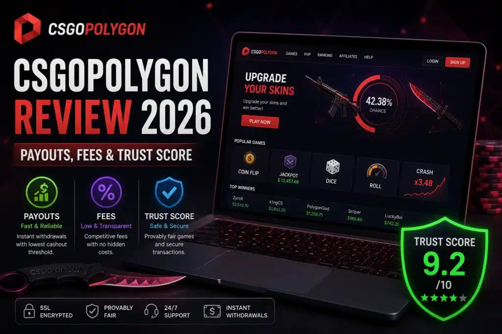 Csgopolygon Review 2026 – Payouts, Fees & Trust Score
