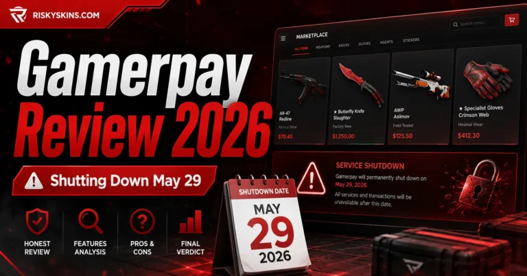 Gamerpay marketplace review with service shutdown on 29 May 2026