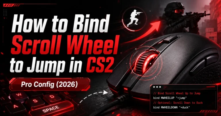 How to bind scroll wheel to jump in CS2 with mouse pro config 2026