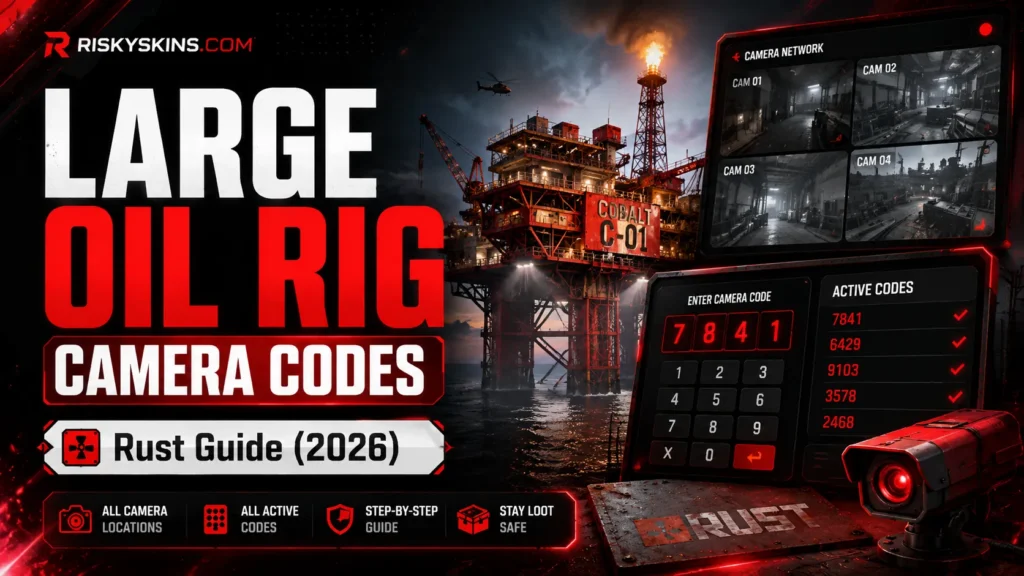 Large Oil Rig Camera Codes – Rust Guide (2026)