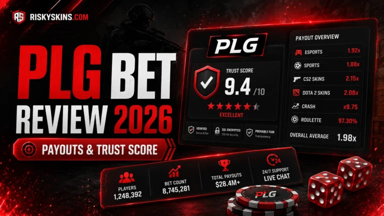 PLG Bet review 2026 with payouts and trust score breakdown