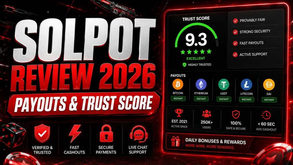 Solpot Review 2026 – Payouts & Trust Score