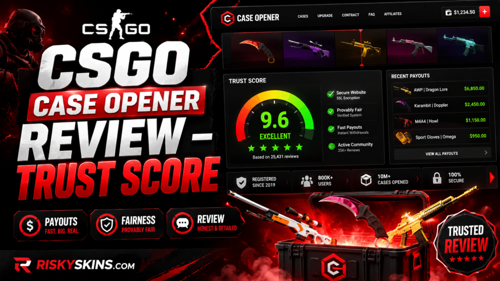 CSGO Case Opener Review 2026 – Trust Score