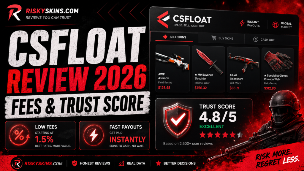 CSFloat Review 2026 – Fees & Trust Score