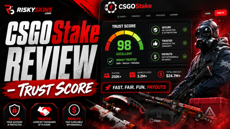 CSGOStake Review 2026 – Trust Score