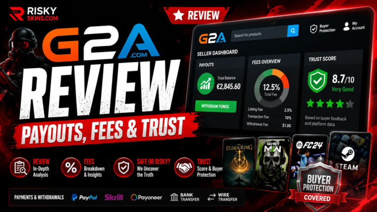 G2A Review 2026 – Payouts, Fees & Trust