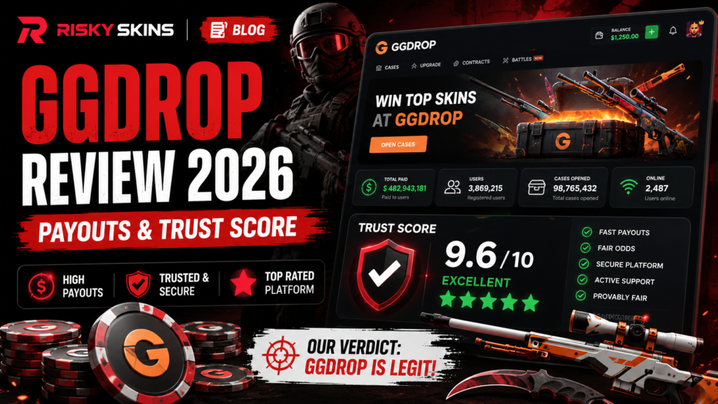 GGDrop Review 2026 – Payouts & Trust Score