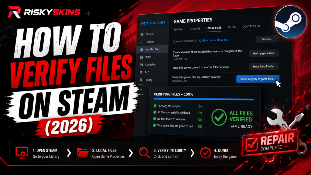How to Verify Game Files on Steam (2026)
