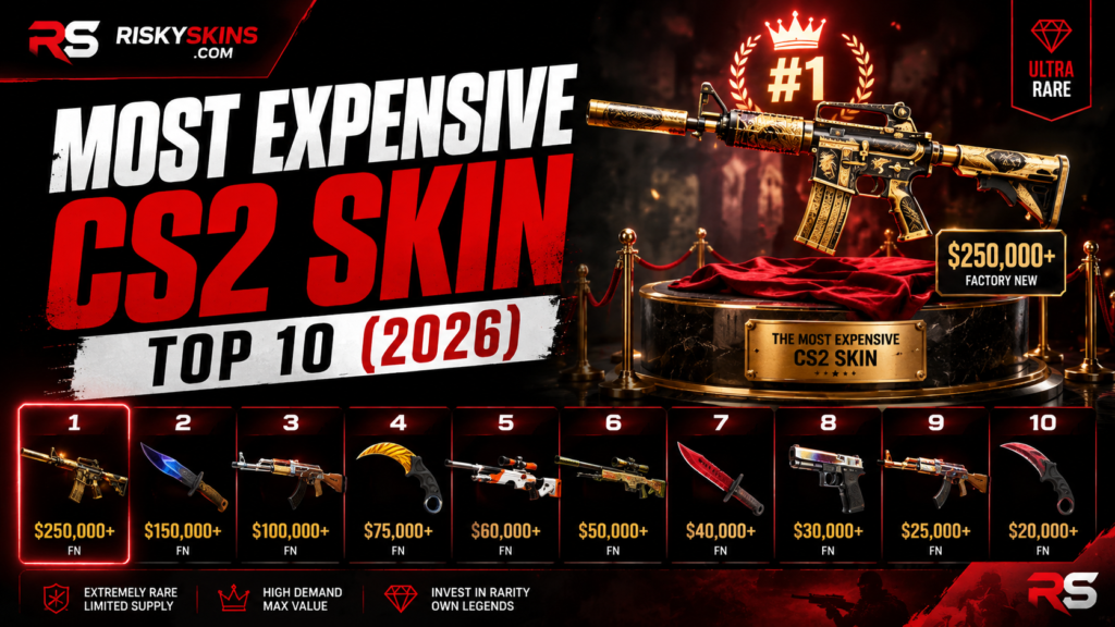 Most Expensive CS2 Skin – Top 10 (2026)