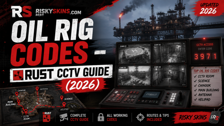 Oil Rig Codes – Rust CCTV Guide (2026)