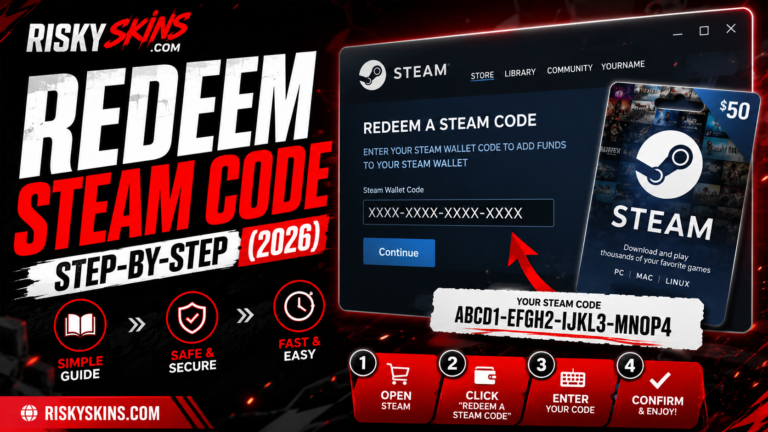 Redeem Steam Code – Step-by-Step (2026)