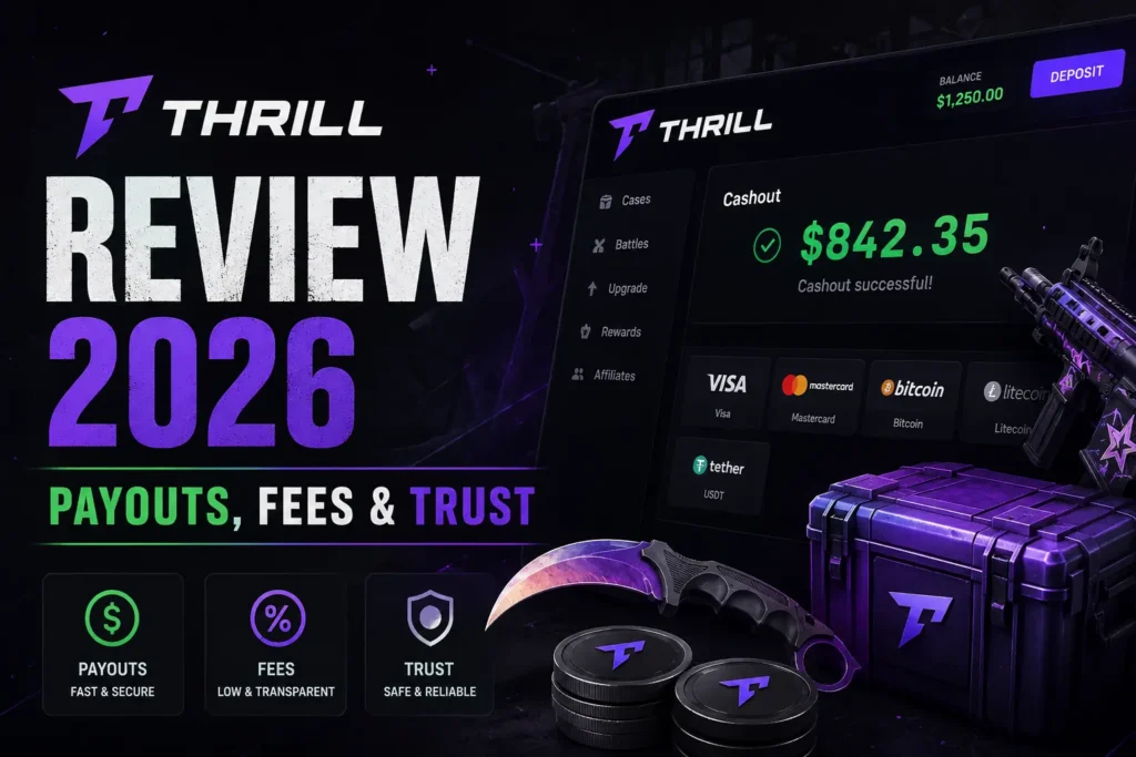 Thrill Review 2026 – Payouts, Fees & Trust
