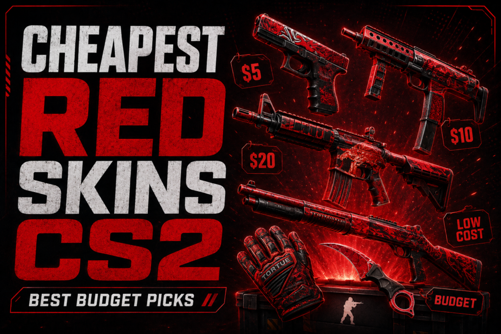 Cheapest Red Skins in CS2: Budget Red Loadout Guide (2026)